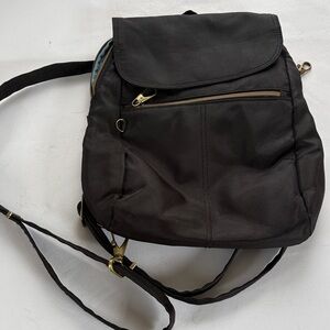 Travelon Black Nylon Travel Backpack